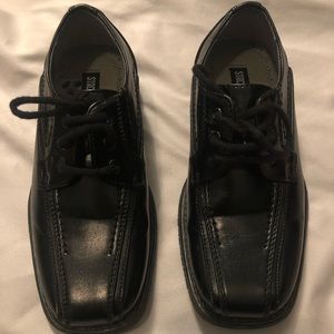Boys black dress shoes